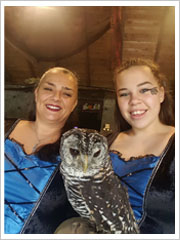 Witches with owl